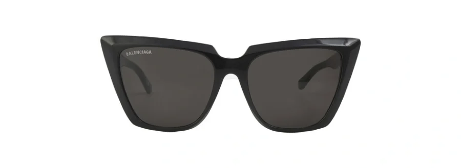 Balenciaga Grey Cat Eye Ladies Sunglasses BB0046S 001 55 889652246659