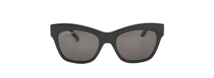 Balenciaga Grey Cat Eye Ladies Sunglasses BB0132S 001 53 889652320625