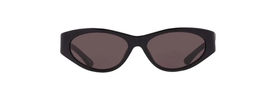 Balenciaga Grey Oval Ladies Sunglasses BB0367S 001 60 889652507729