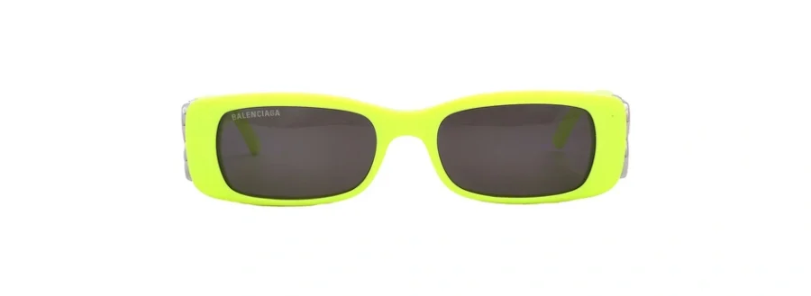 Balenciaga Grey Rectangular Ladies Sunglasses BB0096S 008 51 889652391458