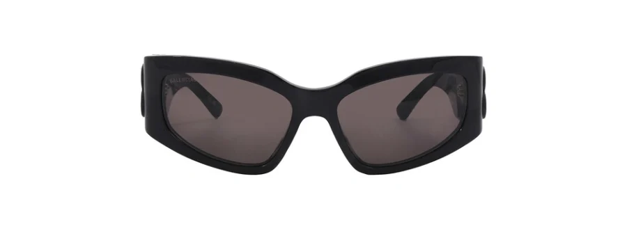 Balenciaga Grey Rectangular Ladies Sunglasses BB0321S 001 57 889652471204