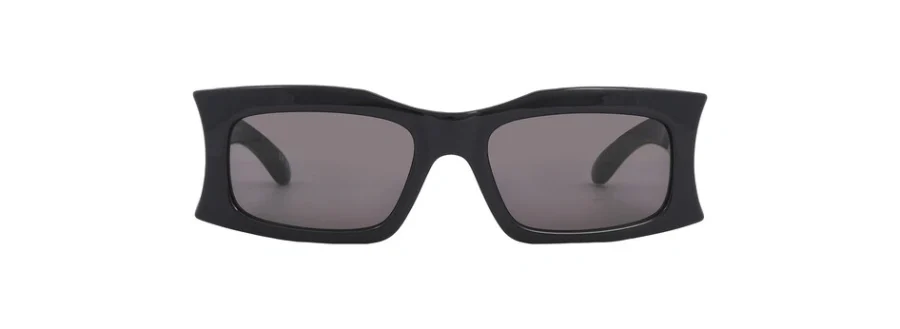 Balenciaga Grey Rectangular Unisex Sunglasses BB0291S 001 58 889652444048