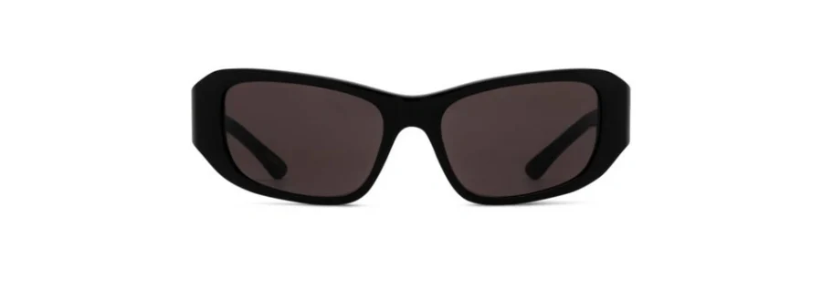 Balenciaga Grey Rectangular Unisex Sunglasses BB0365S 001 57 889652507644