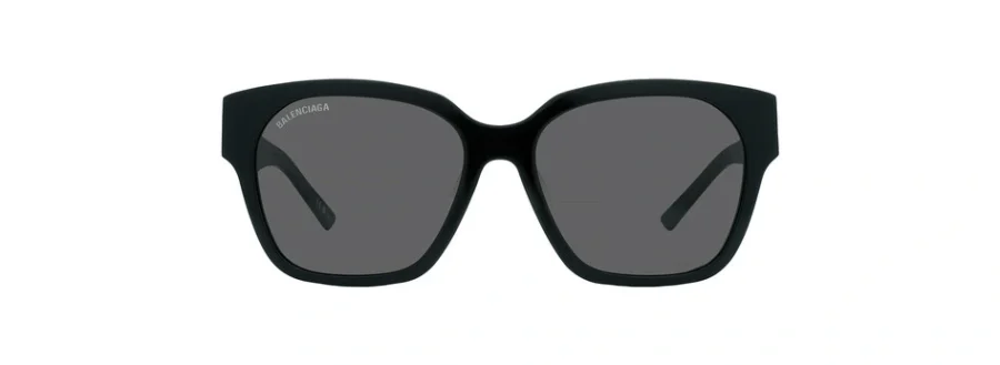 Balenciaga Grey Square Unisex Sunglasses BB0215SA 001 56 889652363202