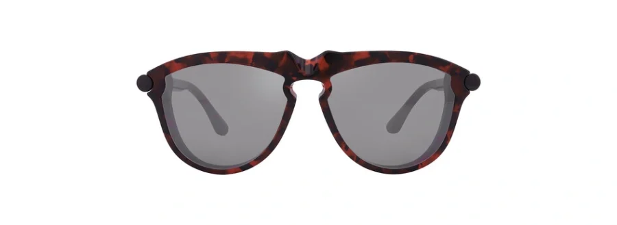 Burberry Grey Mirror Silver Pilot Men's