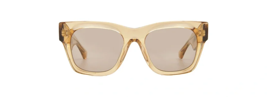 Burberry Light Brown Mirror Flash Gold Square Ladies