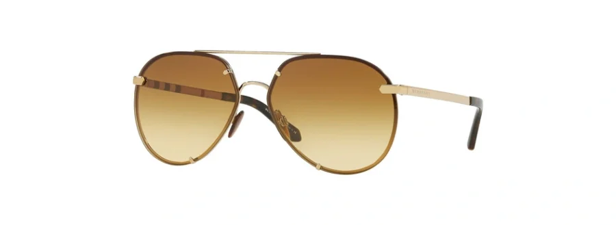 Burberry Light Yellow Gradient / Ochre Pilot Unisex