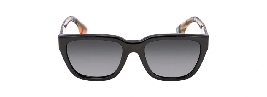 Burberry Mammoth Grey Shaded Polarized Square Ladies