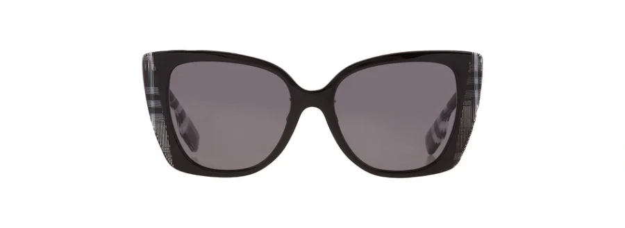 Burberry Meryl Polarized Dark Grey Butterfly Ladies