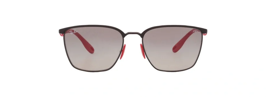 Ray-Ban Open Box - Ray Ban Scuderia Ferrari Gray Gradient Square Unisex