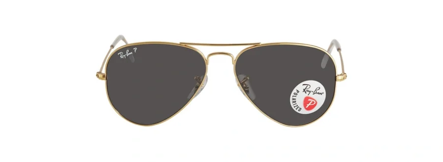 Ray-Ban Aviator Classic Polarized Black Pilot Unisex