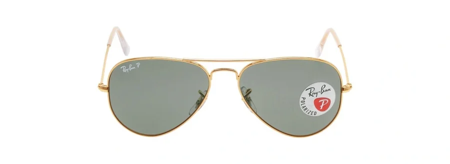 Ray-Ban Aviator Classic Polarized Green Classic G-15 Unisex