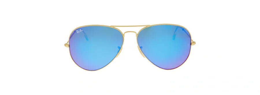 Ray-Ban Aviator Flash Lenses Blue Unisex