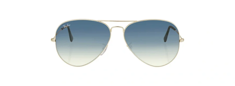 Ray-Ban Aviator Gradient Light Blue Gradient Unisex