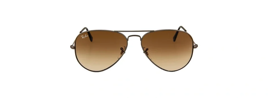 Ray-Ban Aviator Gradient Light Brown Gradient Aviator Unisex