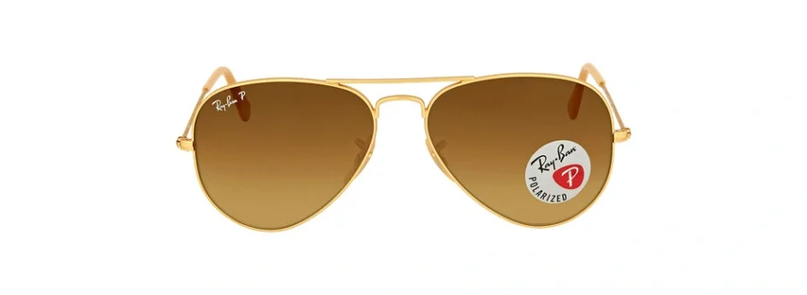 Ray-Ban Aviator Gradient Polarized Brown Unisex