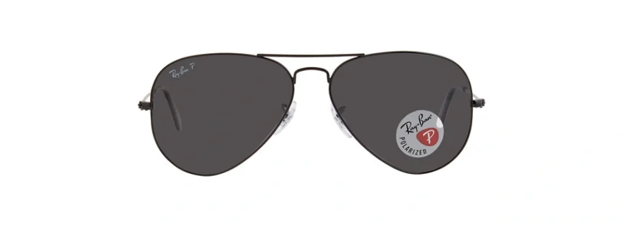 Ray-Ban Aviator Total Black Polarized Black Classic Unisex