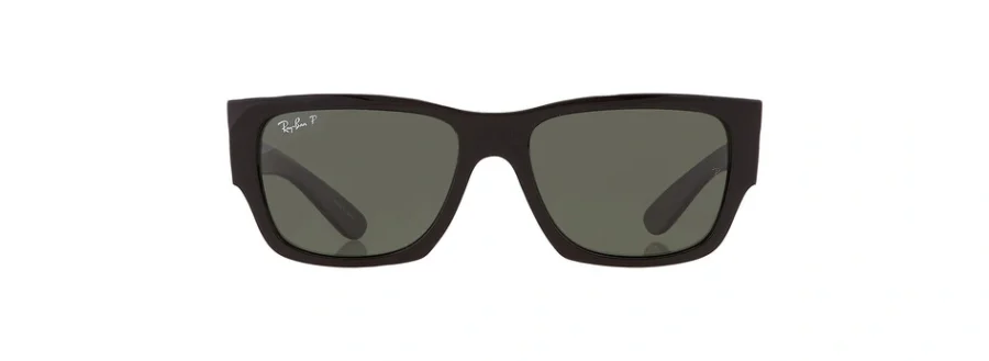 Ray-Ban Carlos Polarized Green Rectangular Unisex