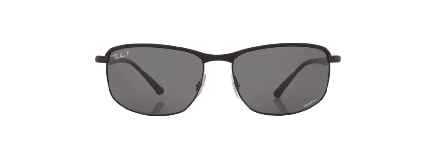 Ray-Ban Chromance Polarized Dark Gray Rectangular Unisex