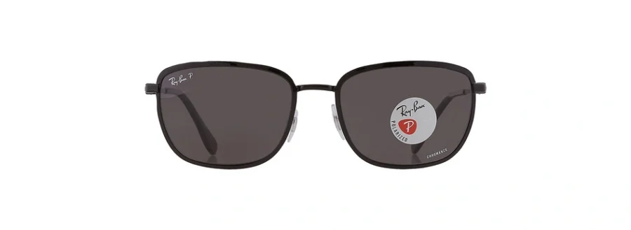 Ray-Ban Chromance Polarized Grey Square Unisex