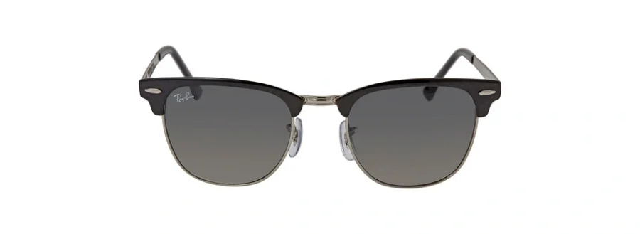 Ray-Ban Clubmaster Metal Grey Gradient Square Men's