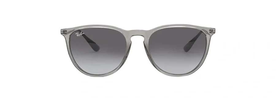 Ray-Ban Erika Light Grey Gradient Dark Grey Round Ladies