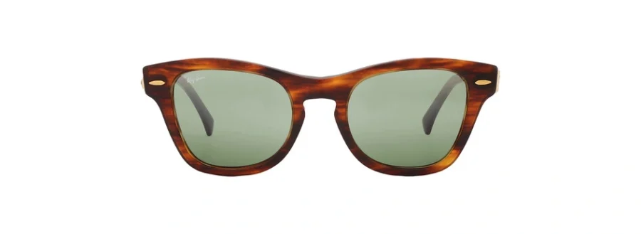 Ray-Ban Green Mirror Square Unisex