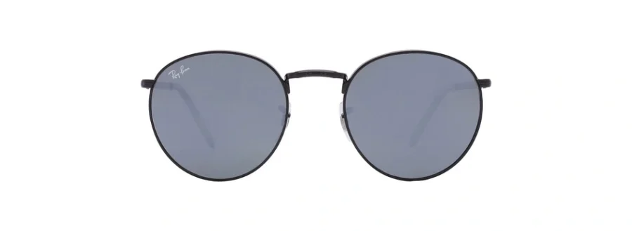Ray-Ban New Round Green Mirrored Blue Unisex