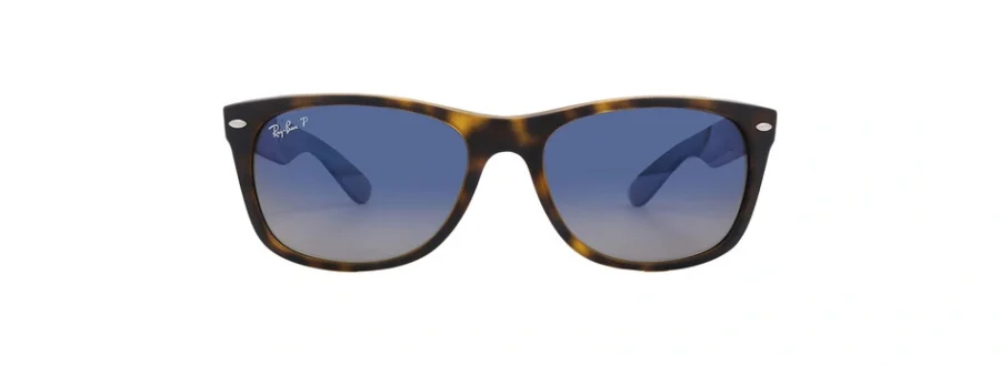 Ray-Ban New Wayfarer Polarized Blue Gradient Square Unisex