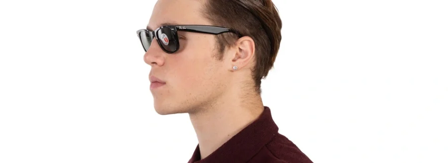 Ray-Ban Original Wayfarer Polarized Green Classic G-15 Square Unisex