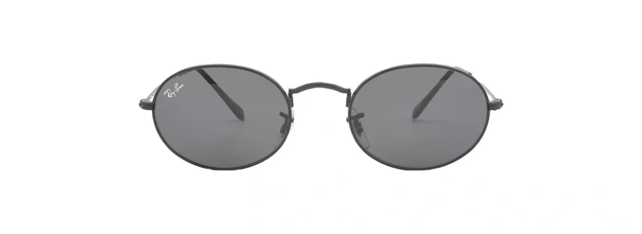 Ray-Ban Oval Dark Gray Unisex