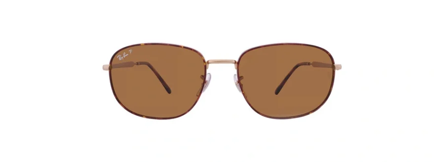 Ray-Ban Polarized Brown Square Unisex