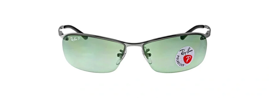 Ray-Ban Polarized Green Classic G-15 Rectangular Men's
