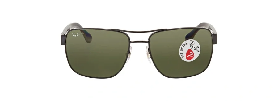 Ray-Ban Polarized Green Classic G-15 Square Men's
