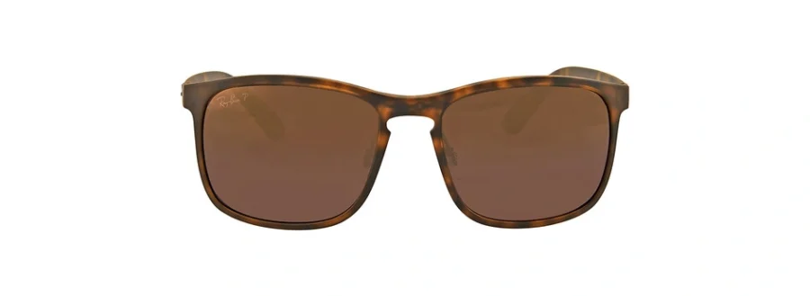 Ray-Ban Polarized Purple Mirror Chromance Square Unisex