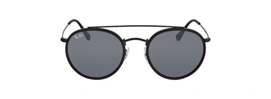 Ray-Ban Round Double Bridge Blue/Gray Classic Unisex