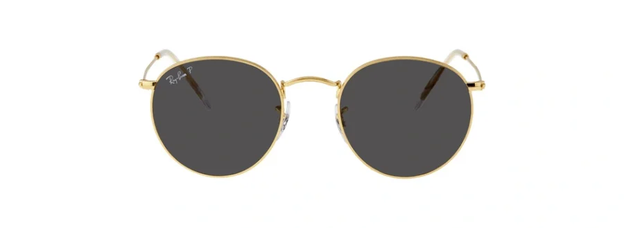 Ray-Ban Round Metal Classic Polarized Black Unisex