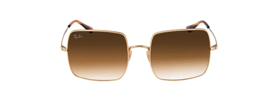 Ray-Ban Square 1971 Classic Light Brown Gradient Square Unisex